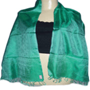 SELF DESIGN SILK SCARF
