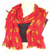 WRINKLE COTTON SCARF