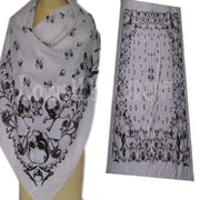 SKULL DESIGN SCARF
