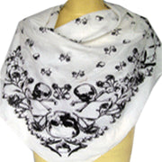 SKULL DESIGN SCARF