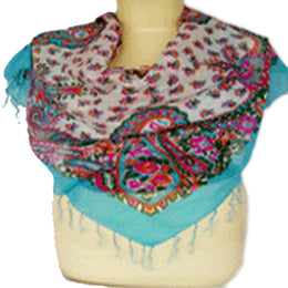 COTTON FRINGES SCARF