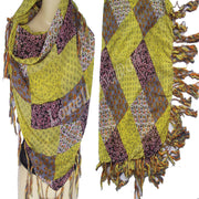 MULTI PRINT FRINGES SCARF