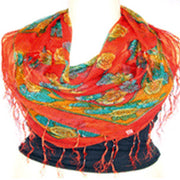 FLOWER PRINT SCARF