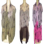 TWO TONE VOILE SCARF