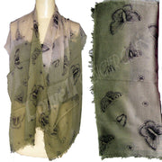 TWO TONE VOILE SCARF