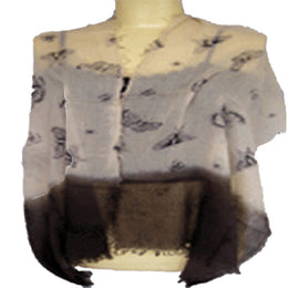 TWO TONE VOILE SCARF