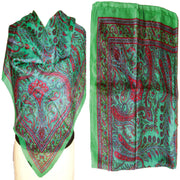 PRINTED 100%SILK SCARF