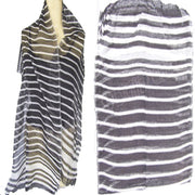 STRIPE DESIGN SILK SCARF