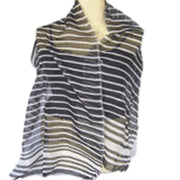 STRIPE DESIGN SILK SCARF