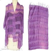 STRIPE DESIGN SILK SCARF