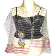 PATCHWORK SILK SCARF