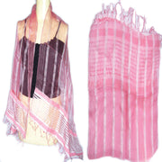 STRIPE DESIGN SILK SCARF