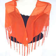 TRIANGLE FRINGES SCARF