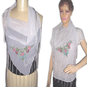 CHIFFON TRIANGLE SCARF