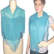 CHIFFON TRIANGLE SCARF