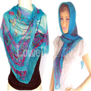 NYLON CHIFFON PRINTED SCARF