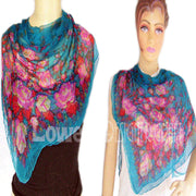 NYLON CHIFFON PRINTED SCARF