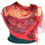 NYLON CHIFFON PRINTED SCARF
