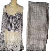 TRANSPERENT SILK SCARF