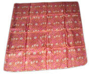 GEOMETRICAL PRINT SILK SCARF