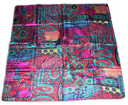 GEOMETRICAL PRINT SILK SCARF