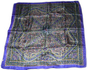 PAISLEY BORDER DESIGN SILK SCARF