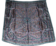 PAISLEY BORDER DESIGN SILK SCARF