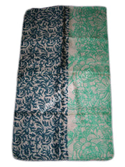 FLOWER DESIGN SILK LONG SCARF