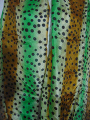 Polka Dot Square Silk Scarf
