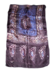 Batik print Silk Long Scarves
