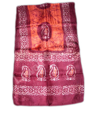 Batik print Silk Long Scarves