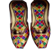 PHULKARI EMBROIDERY ETHNIC JUTIES