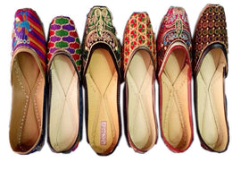 PHULKARI EMBROIDERY ETHNIC JUTIES