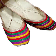 PHULKARI EMBROIDERY ETHNIC JUTIES