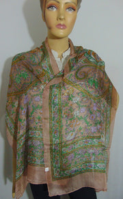 Flower print Silk Scarf Wholesaler