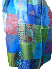 Assorted 36 Patch Long pure Silk reversible Scarves