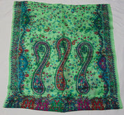 Paisley print pure medium Silk scarf Wrap