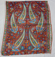 Paisley print pure medium Silk scarf Wrap