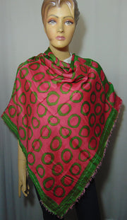 Big size modal & Silk double side scarf