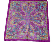 100% natural silk scarf square scarf