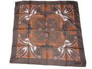 Indian 100% Pure Silk square printed Scarf
