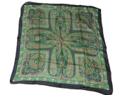 Indian 100% Pure Silk square printed Scarf