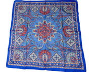 Indian 100% Pure Silk square printed Scarf