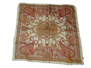 Indian 100% Pure Silk square printed Scarf