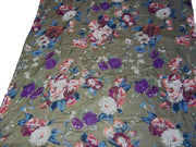 Modal flower print Hijab scarf