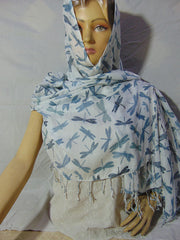 Rayon geometric print Hijab scarf