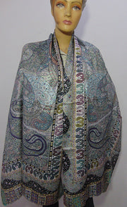 Modal digital print paisley design hijab scarf