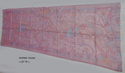 Modal stole pink & blue scarf