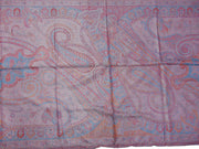 Modal stole pink & blue scarf