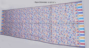 Modal stole white base Paisley Hijab scarf